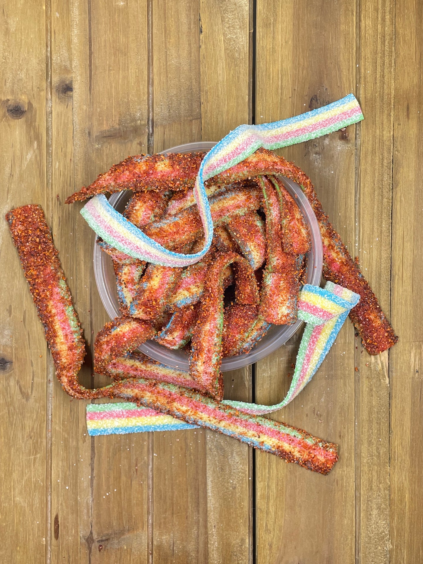 Rainbow Sour Belts Enchilados