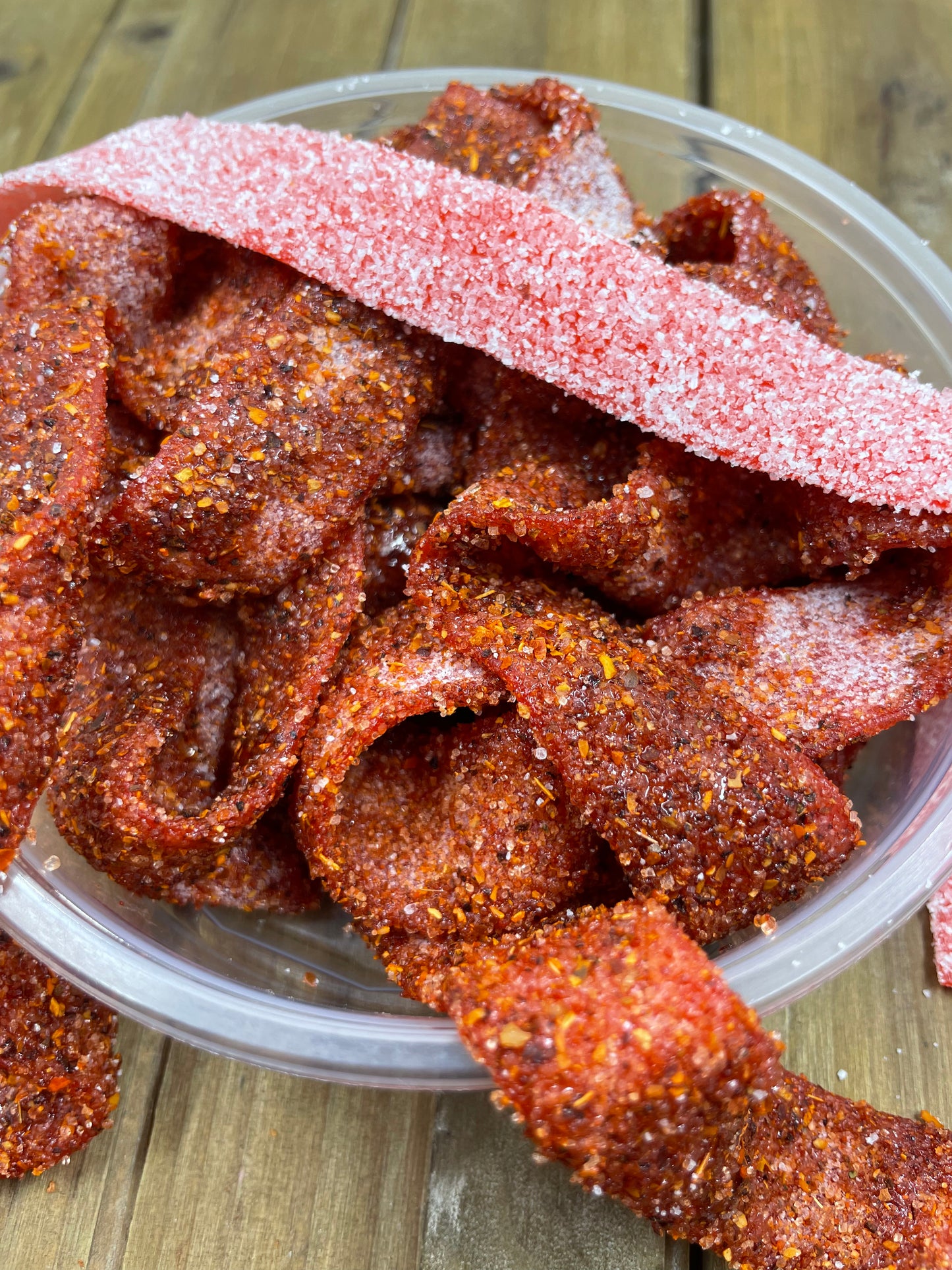 Strawberry Sour Belts Enchilados